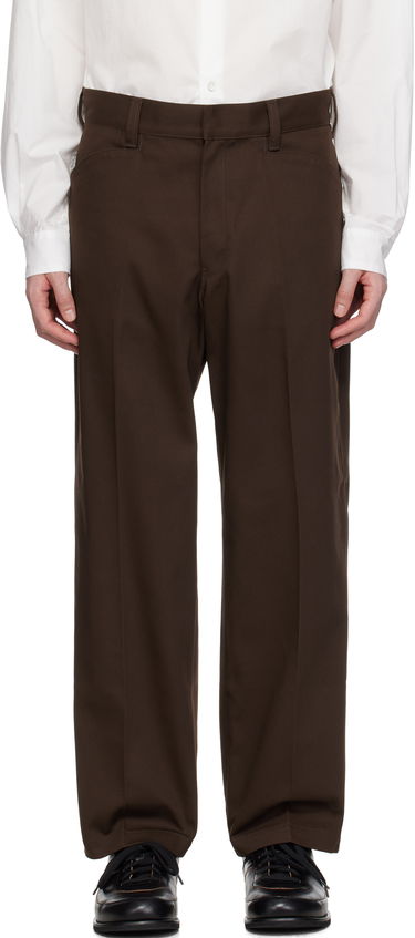 Nohavice Neighborhood Neighborhood WP Wide Trousers Hnedá | 251SPNH-PTM01, 0