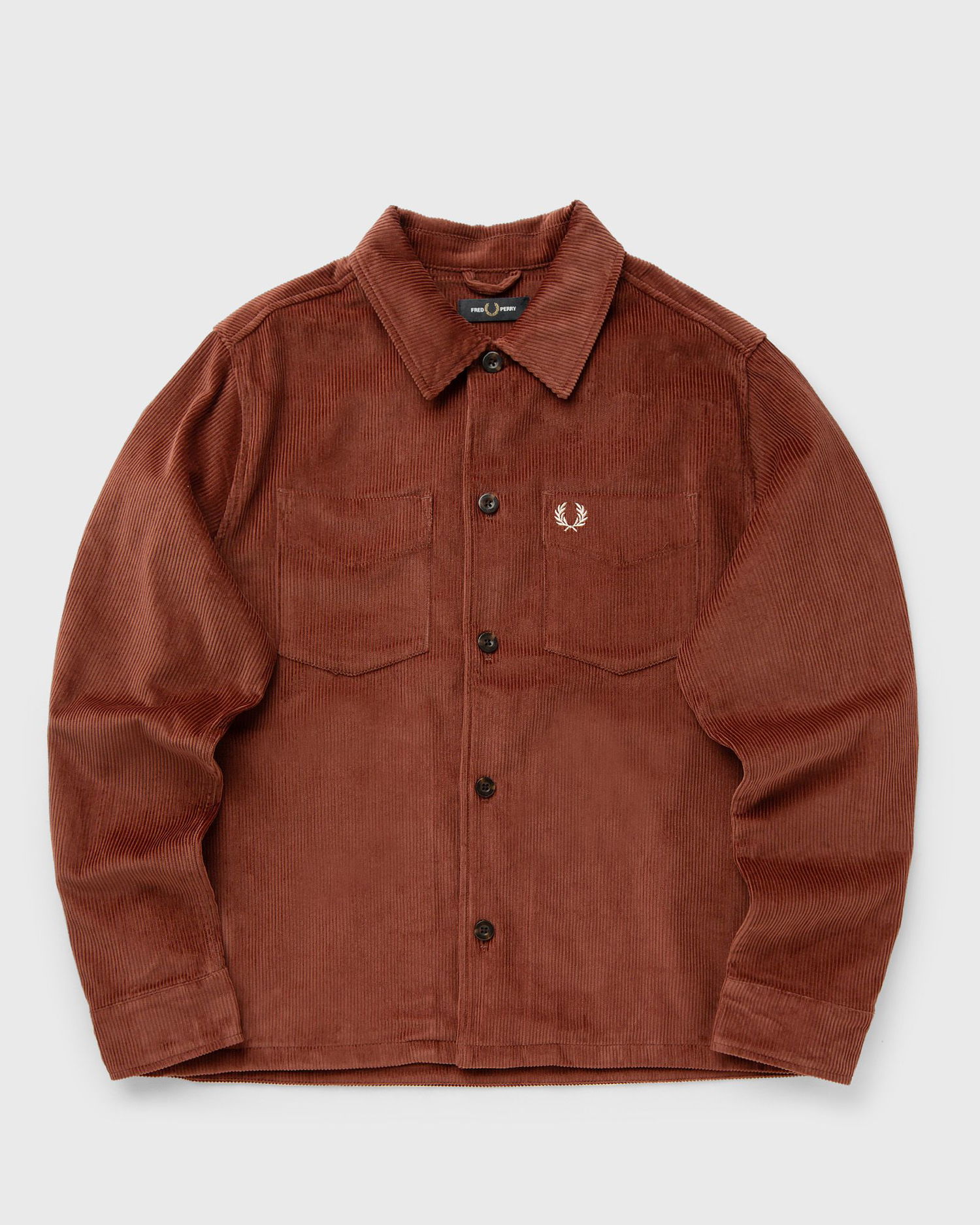 Košeľa Fred Perry Corduroy Overshirt Hnedá | M8516-S54, 0
