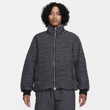Bunda Nike Woven Full-Zip Basketball Jacket Šedá | FB7101-010, 0