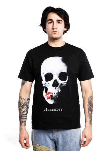 Tričko Pleasures Make Out T-Shirt Čierna | P21W036-BLACK
