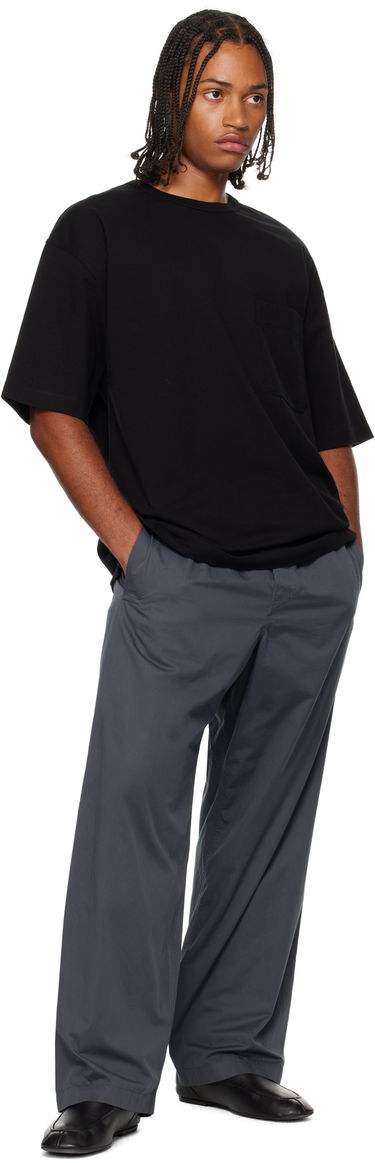 Tričko LEMAIRE Boxy Short Sleeve T-shirt with Chest Pocket Čierna | TO1382 LJ1022, 3