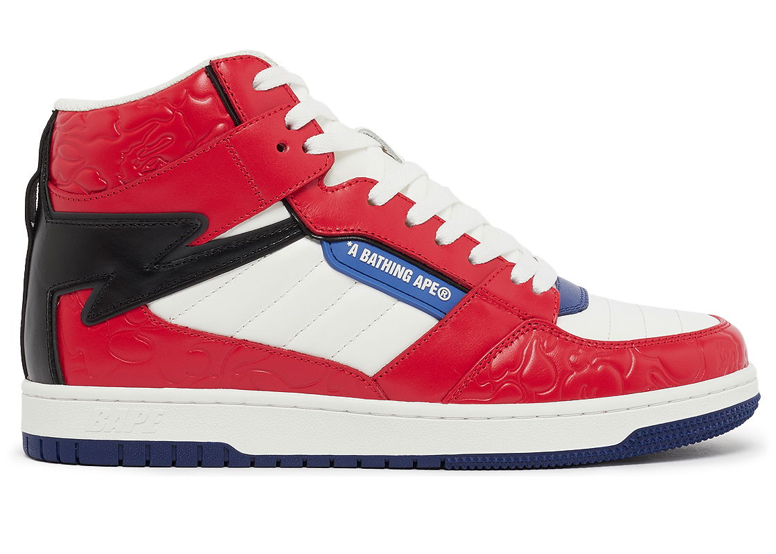 Tenisky a topánky BAPE A Bathing Ape Bape Sta 88 Mid Red White Blue Červená | 1J30191027-RED, 0