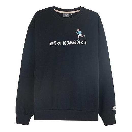 Sveter New Balance ZPZ Crossover Logo Graphic Sweatshirt Čierna | NCA47011-BK