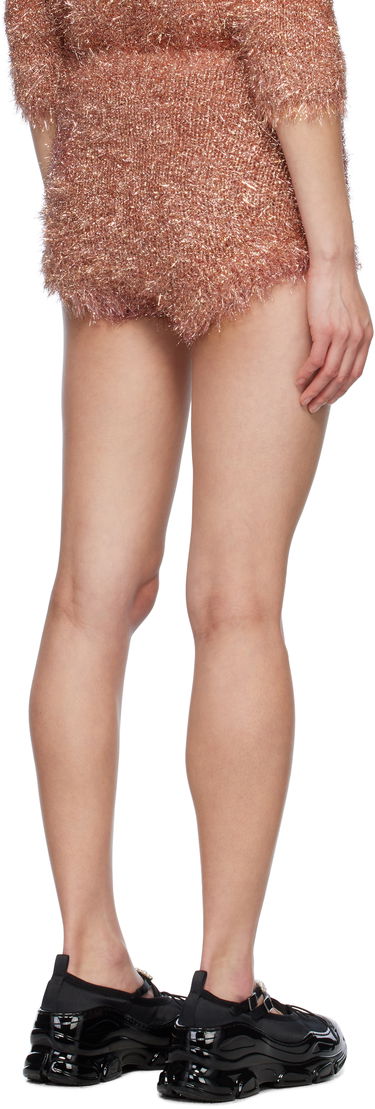 Šortky Simone Rocha Simone Rocha Tinsel Knit Shorts Ružová | PRMK3 0664, 2
