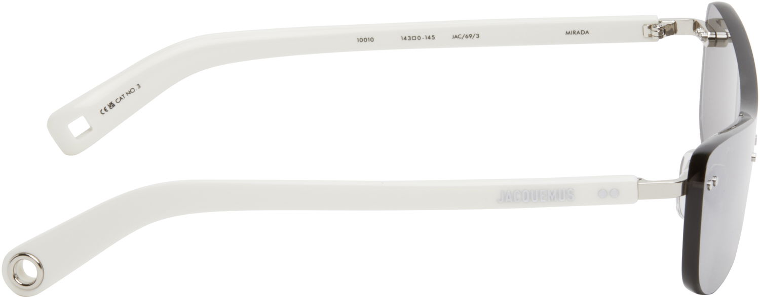 Slnečné okuliare Jacquemus Jacquemus 'The Mirada' Sunglasses Metalická | JAC69C3SUN, 1