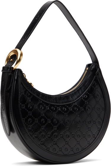 Kabelka Marine Serre Marine Serre Moonogram Embossed Leather Eclips Mini Bag Čierna | WBA002A CLEA0051, 1