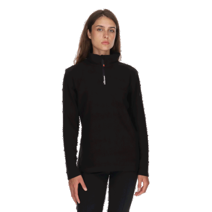 Mikina Ellesse SKI Microfleece Quarter-Zip High-Collar Čierna | ELA253F630-01