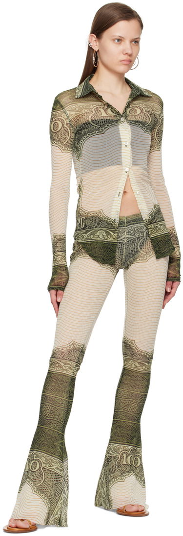 Košeľa Jean Paul Gaultier Gaultier 'The Cartouche' Print Shirt Zelené | 24/25-U-CH044-T515-400300156, 3