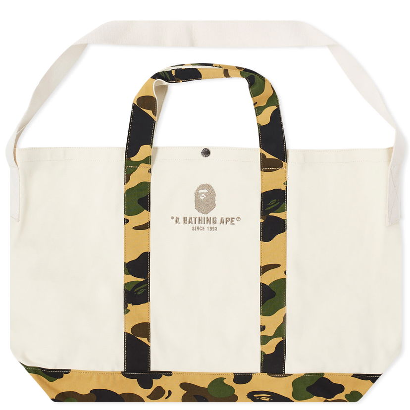 Tote bag BAPE A Bathing Ape 1St Camo Tote Bag Biela | 001BAJ801003M-NEU