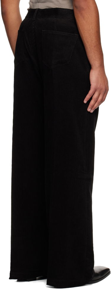 Nohavice Rick Owens Corduroy Concordians Geth Trousers Čierna | RU02E1333 MLC9, 2