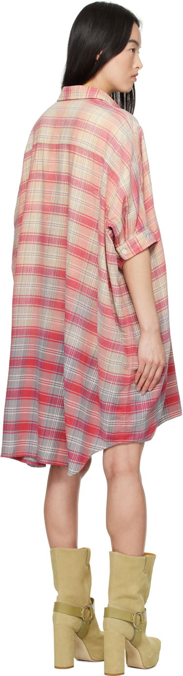 Košeľa R13 R13 Plaid Oversized Boxy Shirt Dress Rôznofarebný | R13WR019-R506B, 2