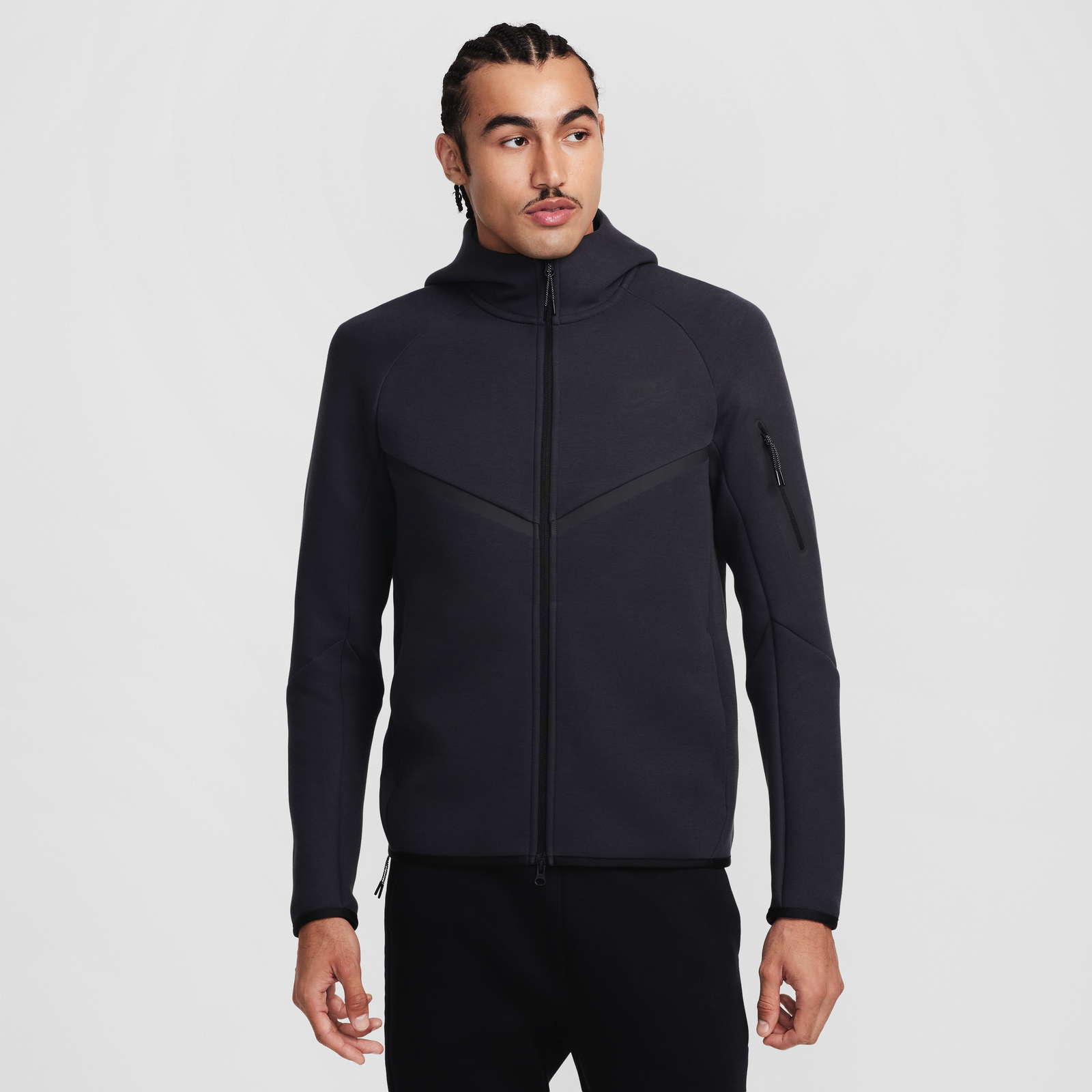 Tech Windrunner Fleece Jacket With Zipper