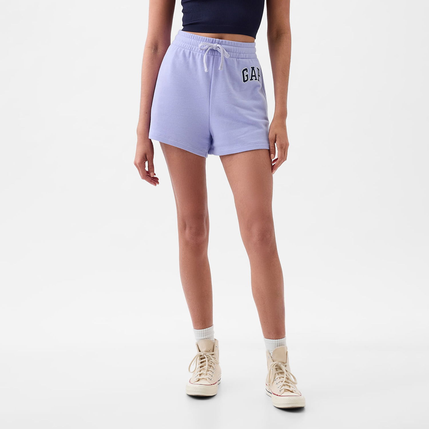 Šortky GAP Logo Shorts Fresh Lavender W Fialová | 870535-01, 0