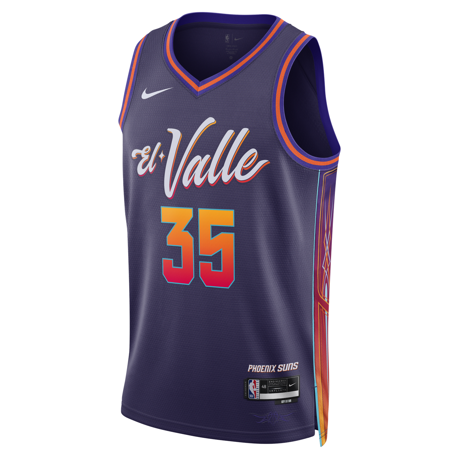 Dres Nike Dri-FIT NBA Swingman Jersey Kevin Durant Phoenix Suns City Edition 2023/24 Navy | DX8516-539, 0