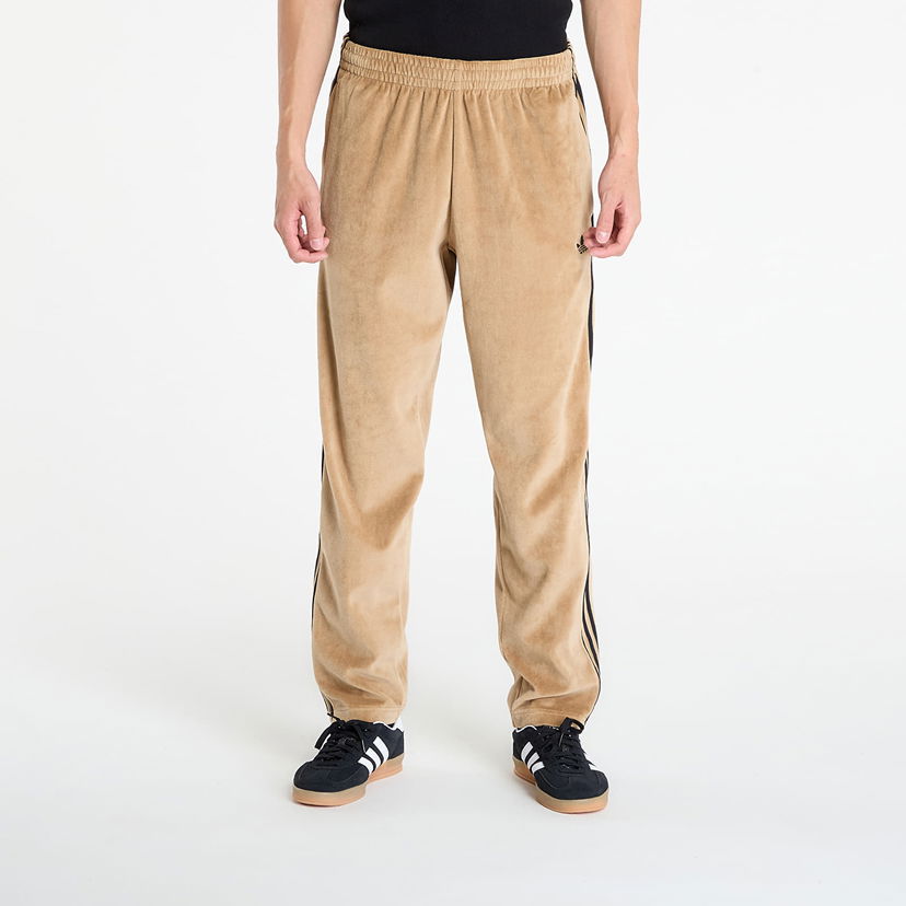 Tepláky adidas Originals adidas SST Adicolor Velour Track Pants Béžová | JX1556