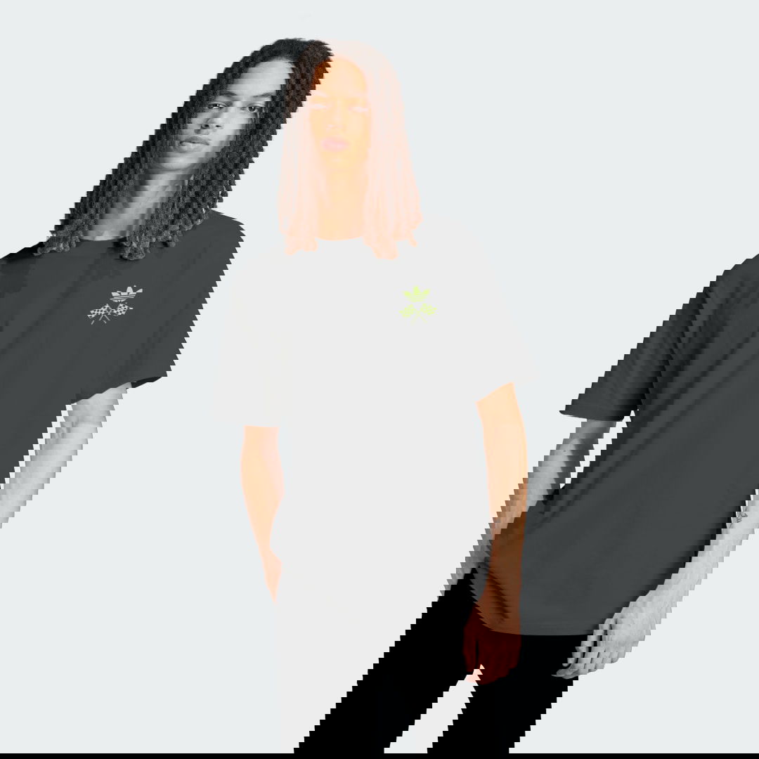 Tričko adidas Performance RACING CAR GRAPHIC T-Shirt Šedá | KY2924, 0