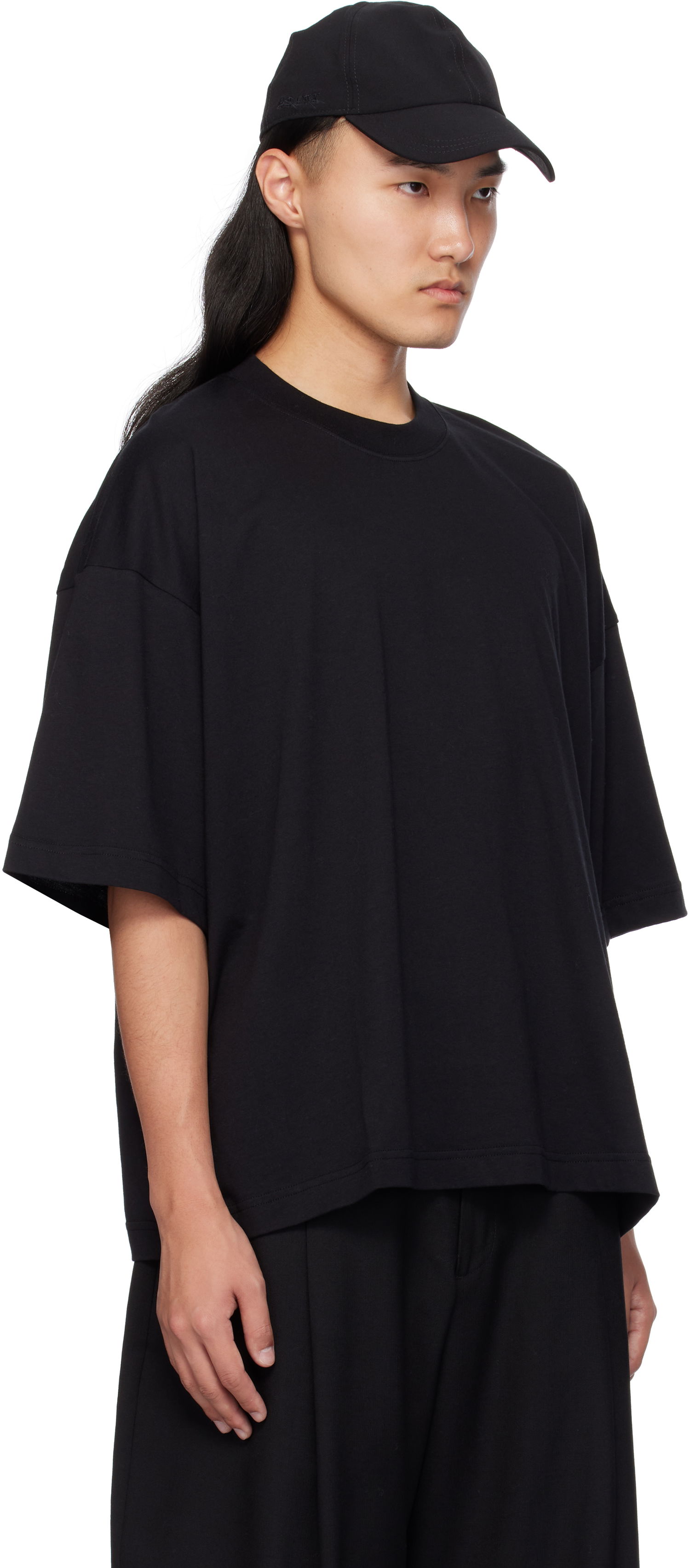Tričko Studio Nicholson Studio Nicholson Lee T-Shirt Čierna | PIU SNM - 1327, 1