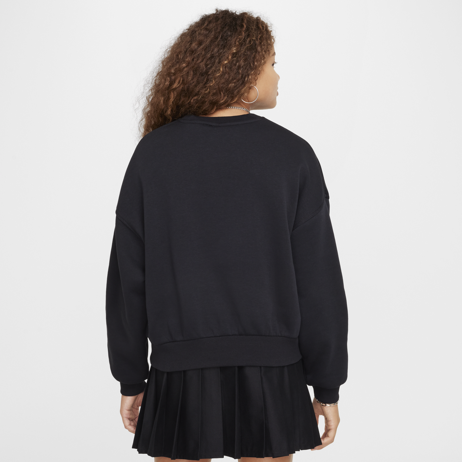 Mikina Nike Nike Sportswear Club Fleece Crewneck Sweatshirt Čierna | FZ9244-010, 1