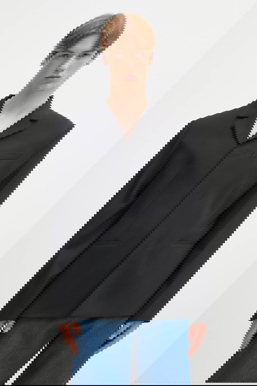 Kabáty 032C 032C Office Attire Wool Blend Blazer Čierna | S25.MRW.2001.000, 0