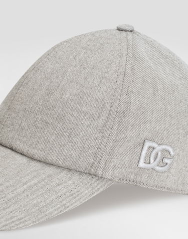 Šiltovka Dolce & Gabbana Dolce & Gabbana Cotton Baseball Cap Šedá | GH886ZFU5YAS8290, 2