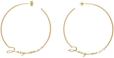 Náušnice Jacquemus Le Papier 'Les Creoles ' Earrings Béžová | 22H223JW328-5845, 0
