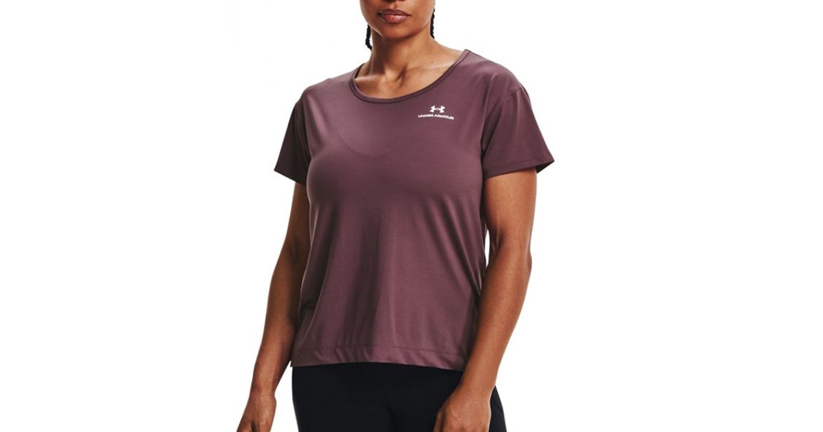Tričko Under Armour Under Armour Rush Energy Core T-Shirt Fialová | 1365683-554, 1