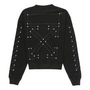 Off-White Cotton Round Neck Pullover