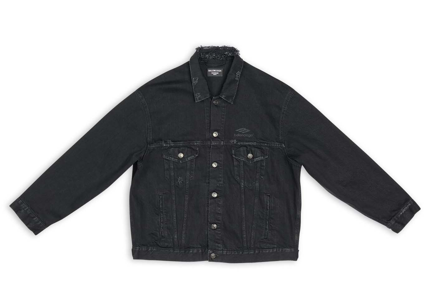 Bunda Balenciaga 3B Sports Icon Large Fit Jacket Čierna | 704298TBP470102, 0