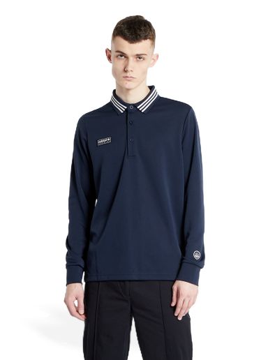 Polo tričko adidas Originals Long Sleeve Polo Shirt T-Shirt Navy | IN6759