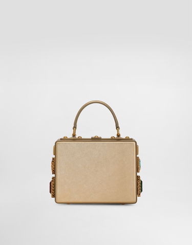 Kabelka Dolce & Gabbana Dolce & Gabbana Dolce Box Handbag with Jewels Metalická | BB5970AV1688H945, 2