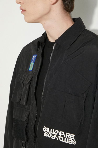 Košeľa BILLIONAIRE BOYS CLUB Billionaire Boys Club Multi Pocket Overshirt Čierna | B24239, 5