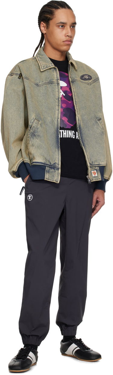 Tepláky AAPE by A Bathing Ape AAPE by A Bathing Ape 'AAPE Now' Woven Sweatpants Šedá | AAPPTMB664XXO, 3