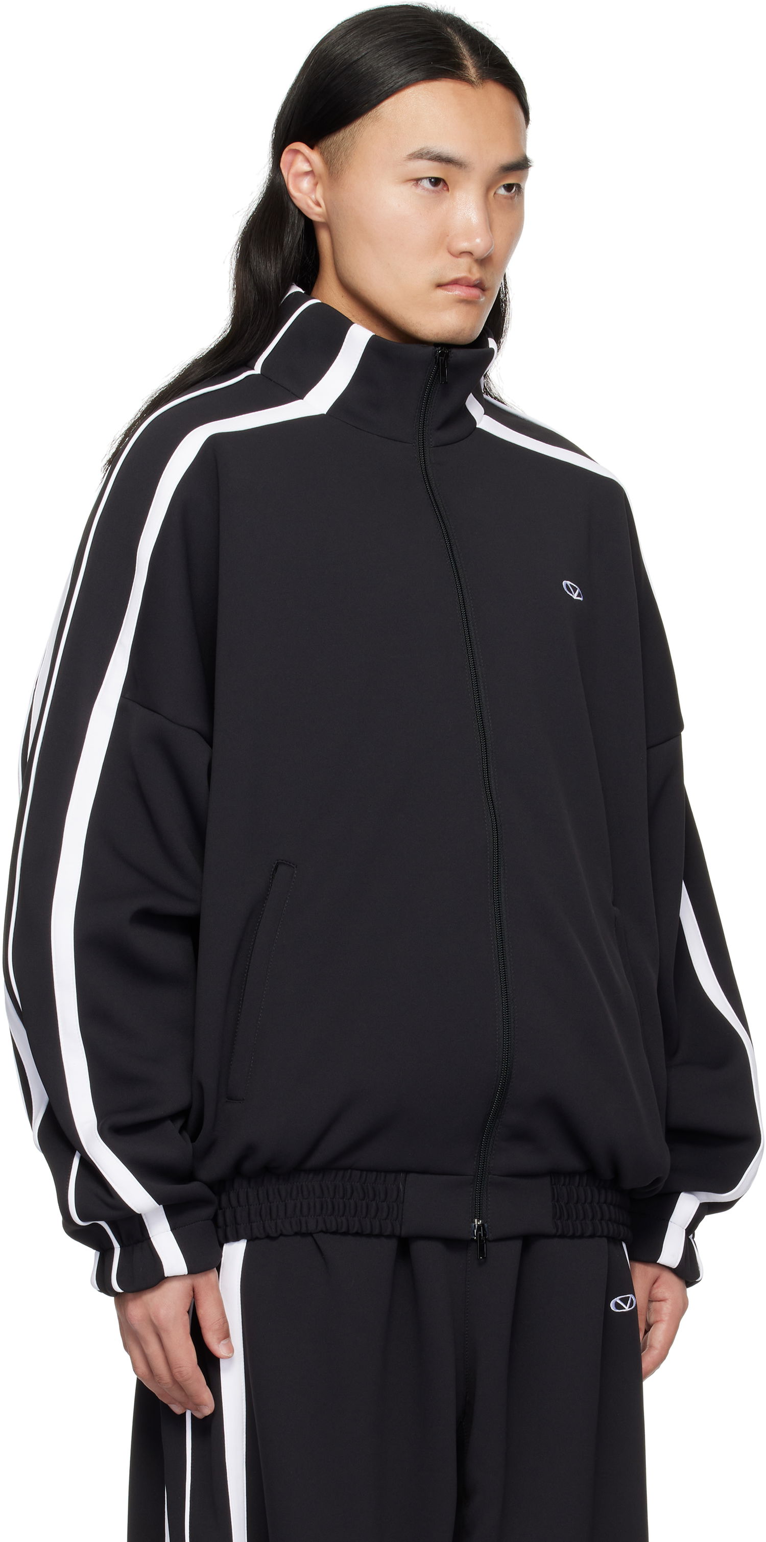 Vetrovka VETEMENTS Vetements Oval Logo Gym Jacket Čierna | UA66JA360B, 1