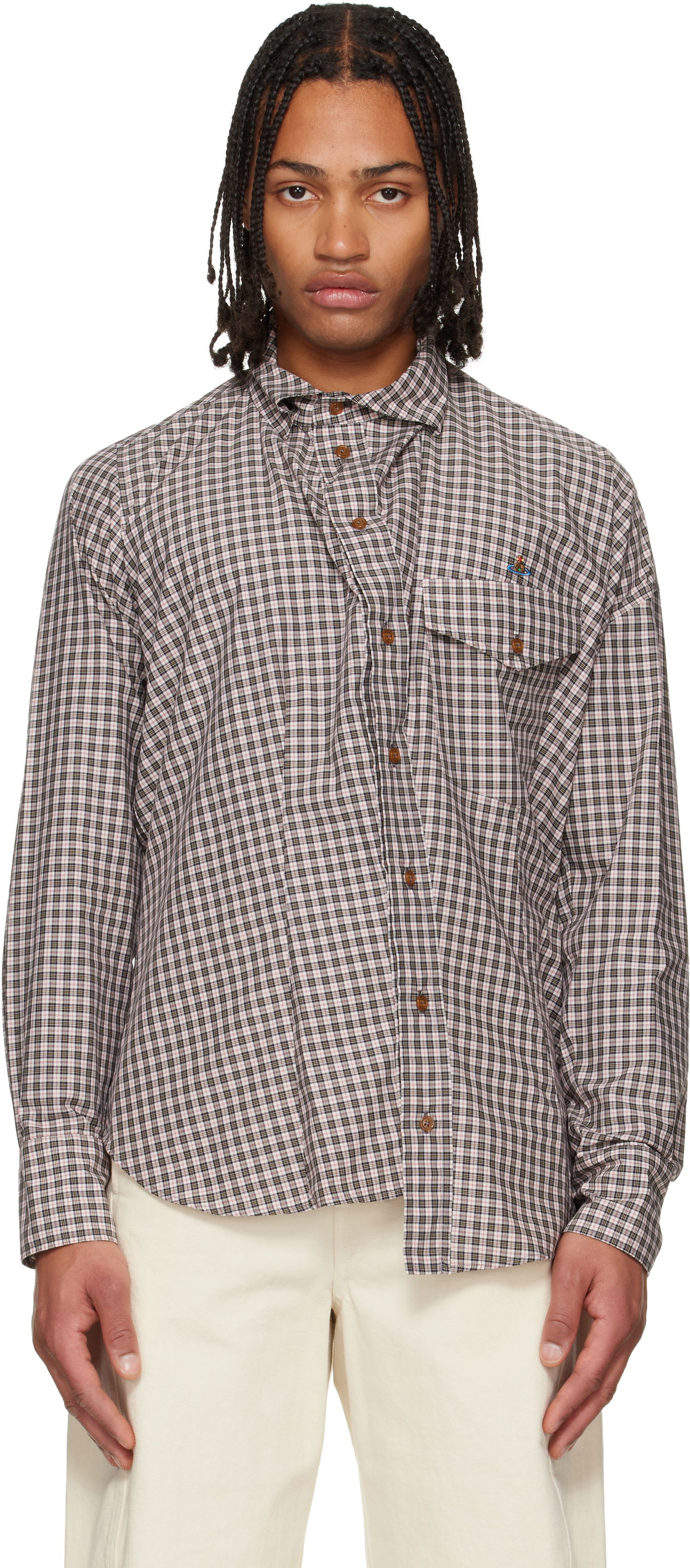 Košeľa Vivienne Westwood Chaos Shirt Rôznofarebný | 35010022-W0178-, 0