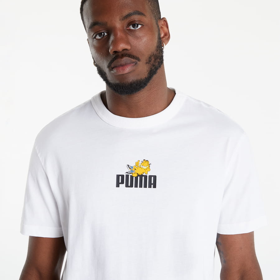 Tričko Puma GARFIELD x Graphic T Biela | 534433_02, 1