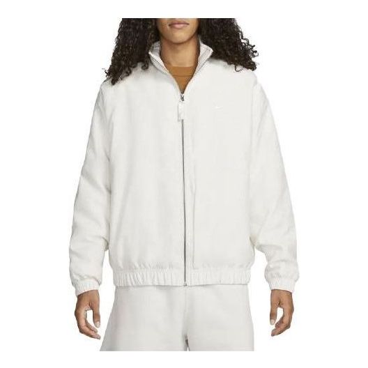 Vetrovka Nike Satin Bomber Jacket Biela | DN1267-030