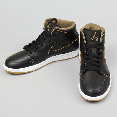 Tenisky a topánky Jordan Air Jordan 1 Mid "Black Gold" Čierna | 554724-042, 2