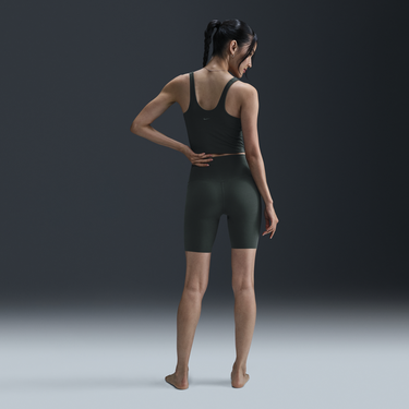Šortky Nike 20cm Cycling Shorts With High Waist and Light Support Zelené | DQ6003-338, 2
