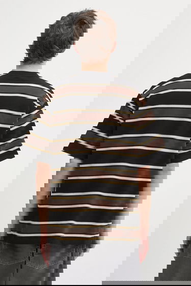 Tričko BAPE One Point Strip T-Shirt Rôznofarebný | 1L30109305, 2