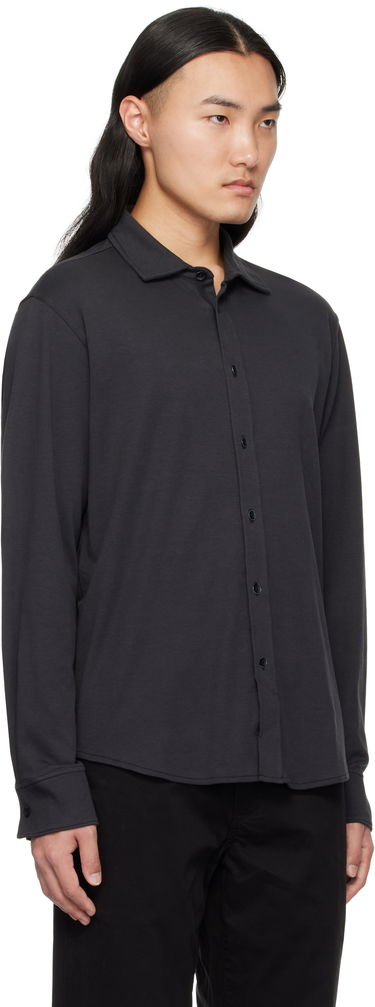 Košeľa rag & bone rag & bone Tomlin Cotton Shirt Čierna | MBC24HA021W321, 1