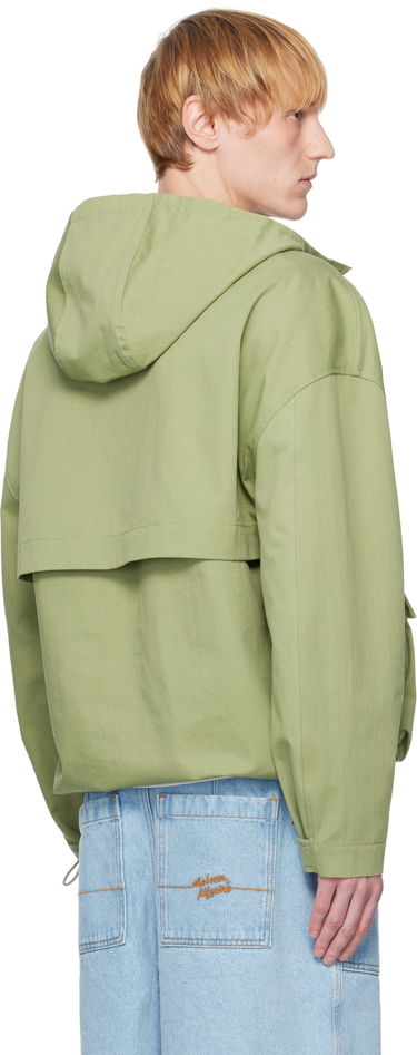 Parka MAISON KITSUNÉ Maison Kitsuné Hooded Popover Jacket Zelené | OM02112WW9026, 2