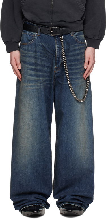Džínsy Balenciaga Balenciaga Baggy Jeans Modrá | 745213TRW62, 0