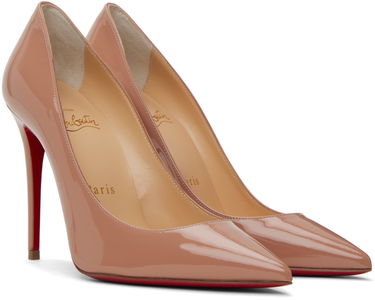 Šperky Christian Louboutin Christian Louboutin Kate 100 Patent Leather Pumps Béžová | 3191411, 3