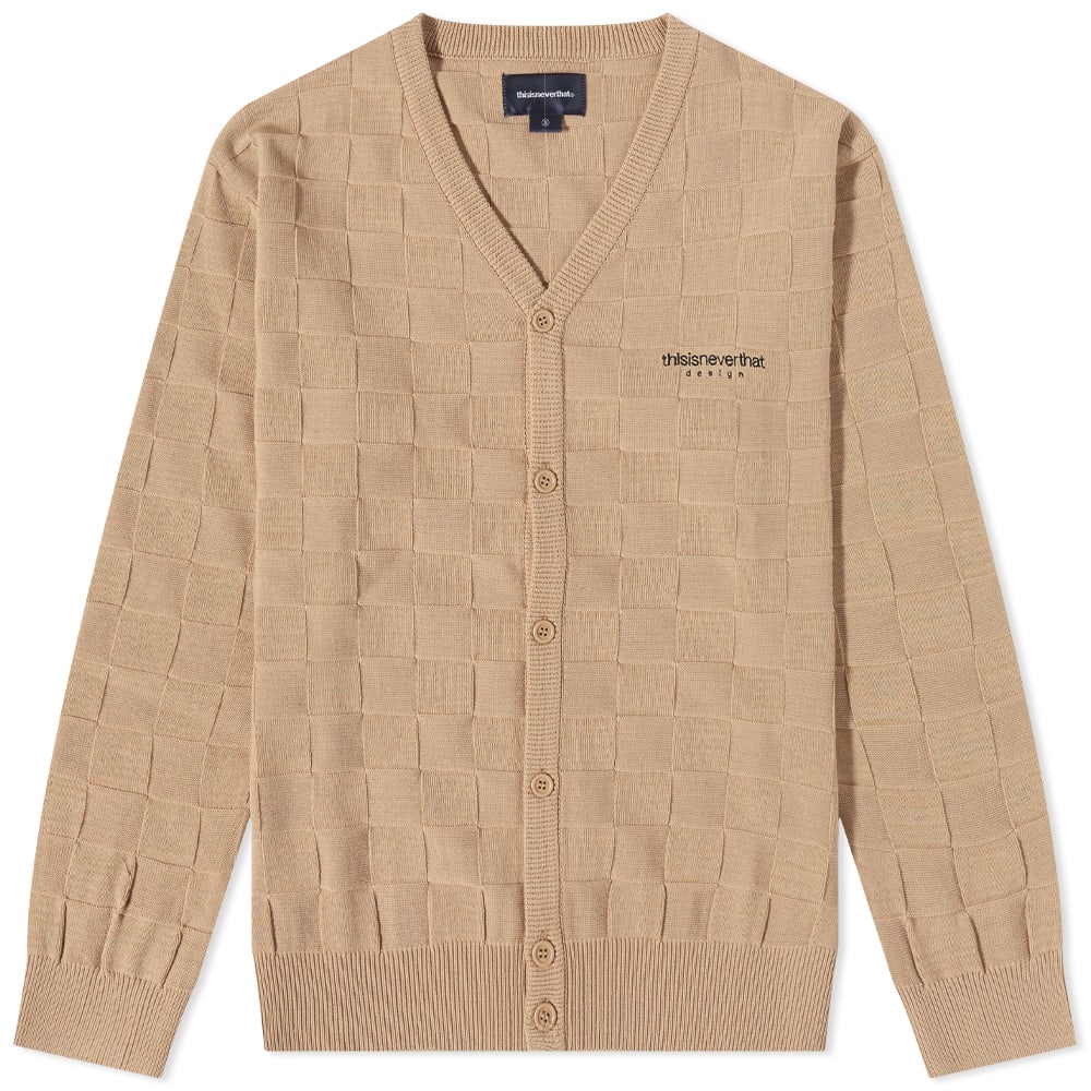 Sveter thisisneverthat Cardigan Béžová | TN221KKNCK01-BG, 0