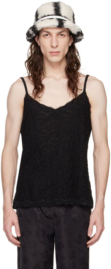 Tielko Anna Sui Floral Lace Tank Top Čierna | M1023J21, 0