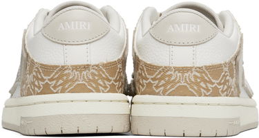 Tenisky a topánky AMIRI MA Quad Skel Low Top Béžová | AWFOSR1090, 1