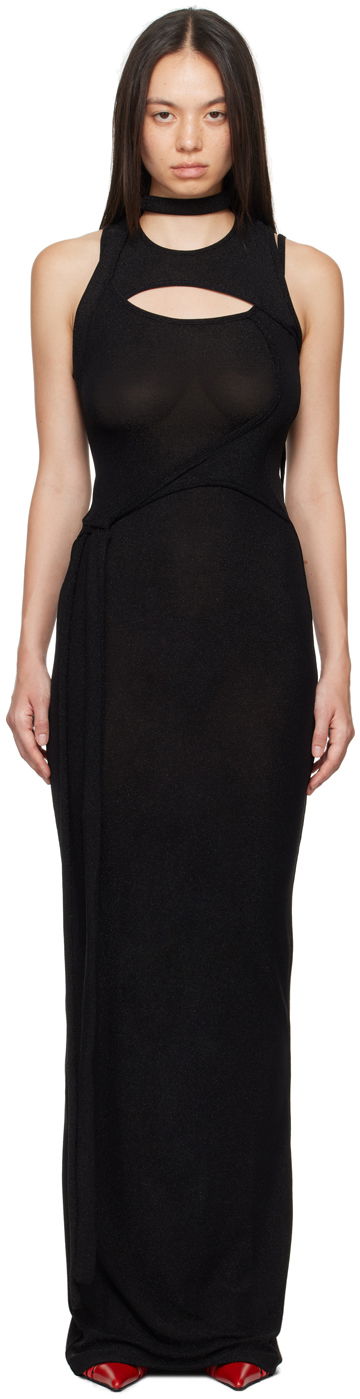 Šaty Ottolinger Ottolinger Layered Cutout Maxi Dress Čierna | 1040304921, 0