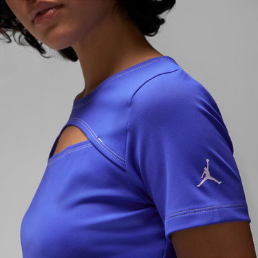 Tričko Jordan Sport Keyhole T-Shirt Fialová | DX0464-430, 3