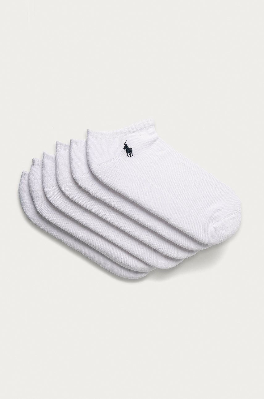 Ponožky Polo by Ralph Lauren Ralph Lauren Trainer Liner Socks Six-Pack Biela | 449723765002, 0