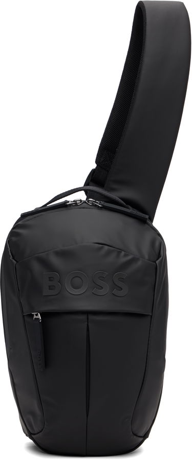 Batoh BOSS BOSS Sling Backpack Čierna | 50548087, 0